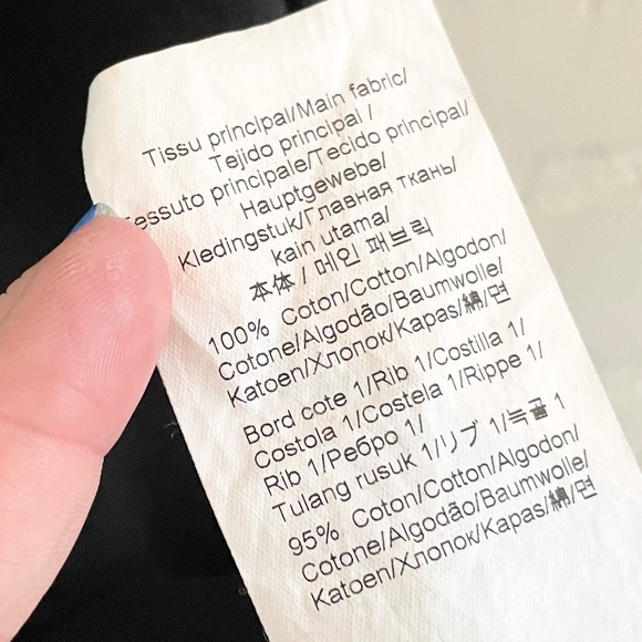 Kenzo Paris Men’s Tee Black Cotton blend Minimalist Elevated Basic Luxury Sz L - Picture 5 of 10